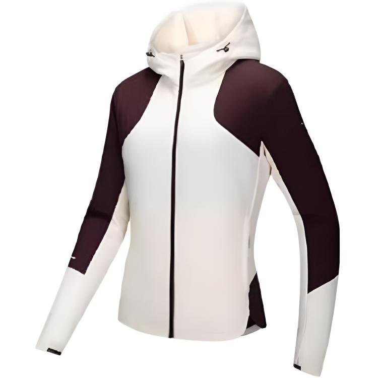 

Куртка женская Anta Running Collection ванильный бежевый/шоколадный коричневый, ванильный бежевый белый/шоколадный коричневый