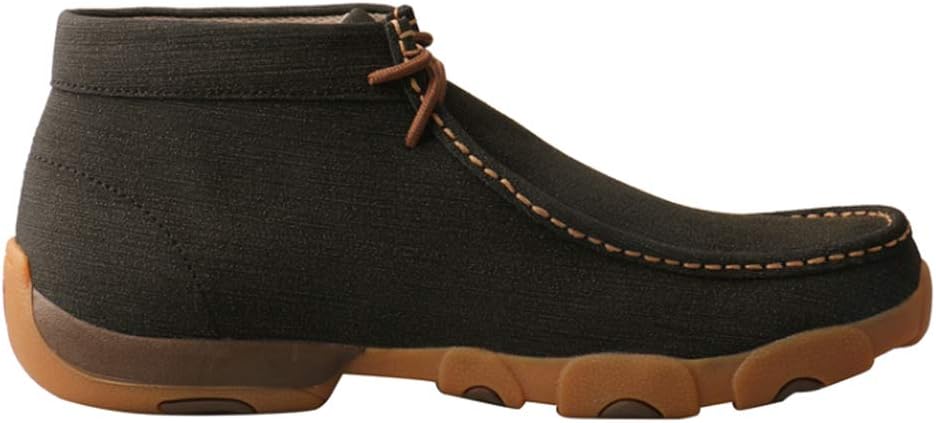 Мужские мокасины Twisted X Chukka Driving Moc, с мокасиновым носком и подошвой CellSole, Charcoal — фото 2