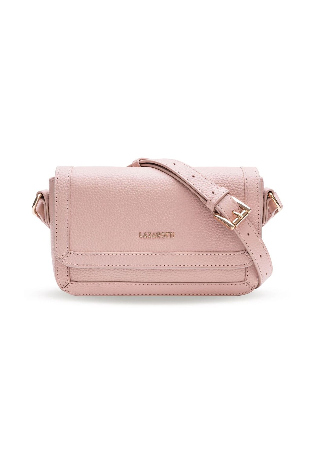 

Сумка через плечо Bologna Leather 21 см LAZAROTTI, розовый
