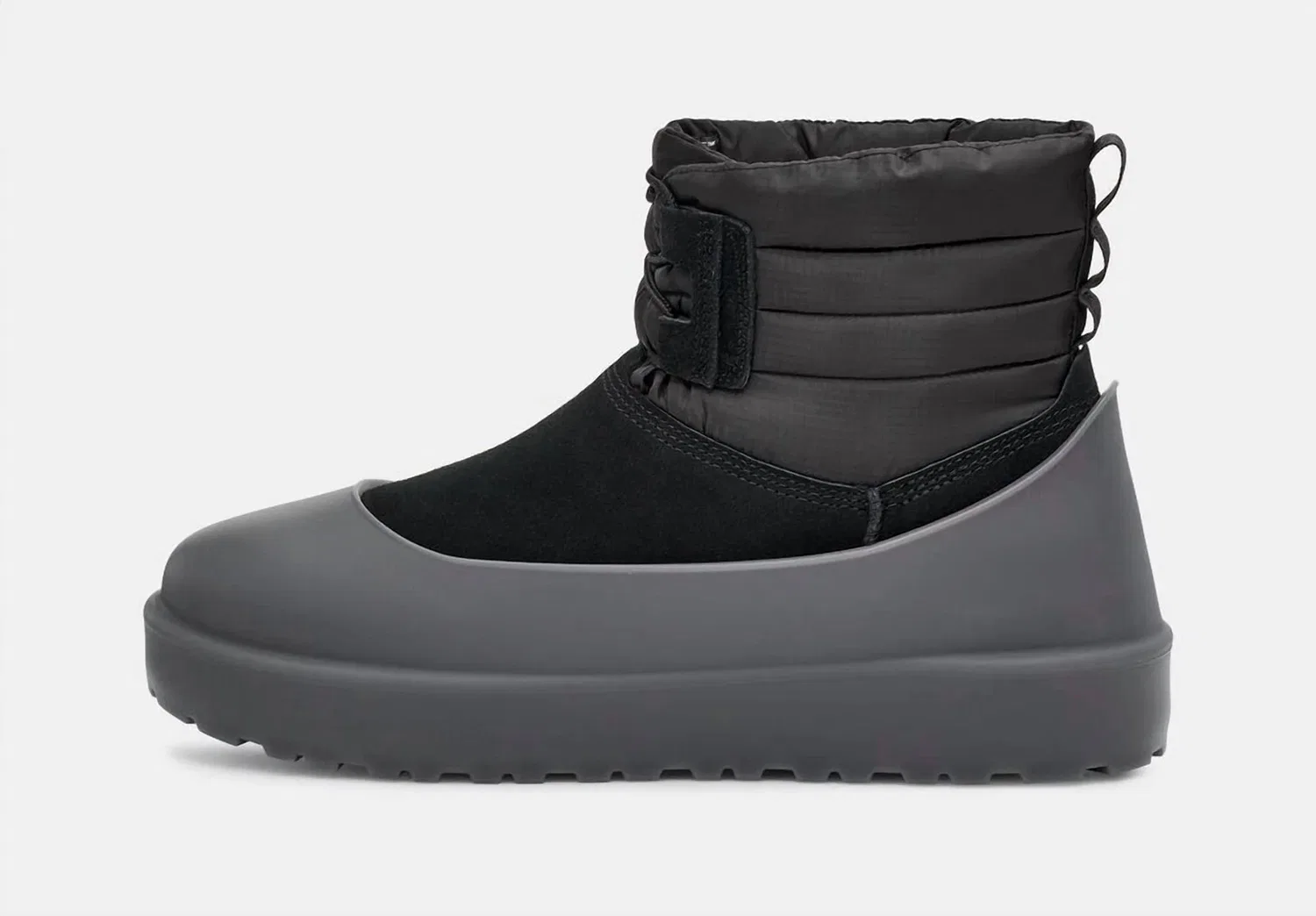 UGG Мужские классические мини-ботинки на шнуровке, черные