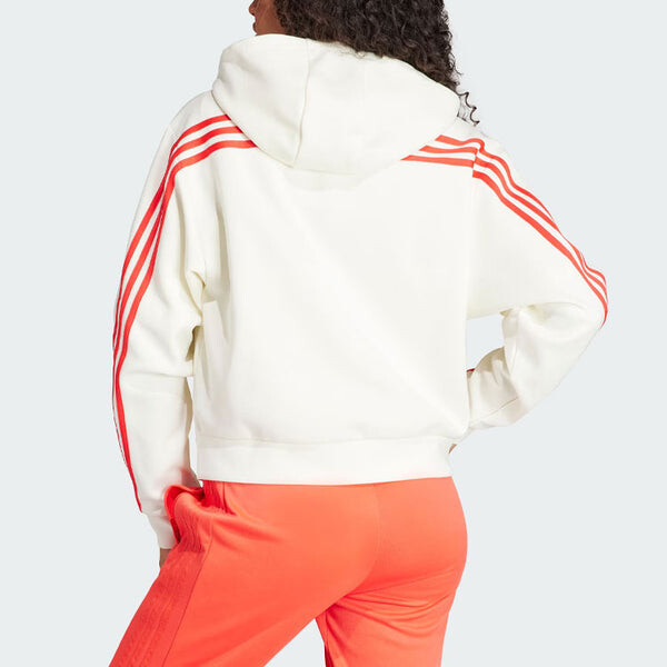 Толстовка Future Icons 3 полоски толстовка с капюшоном на молнии азиатские размеры Adidas, белый — фото 4