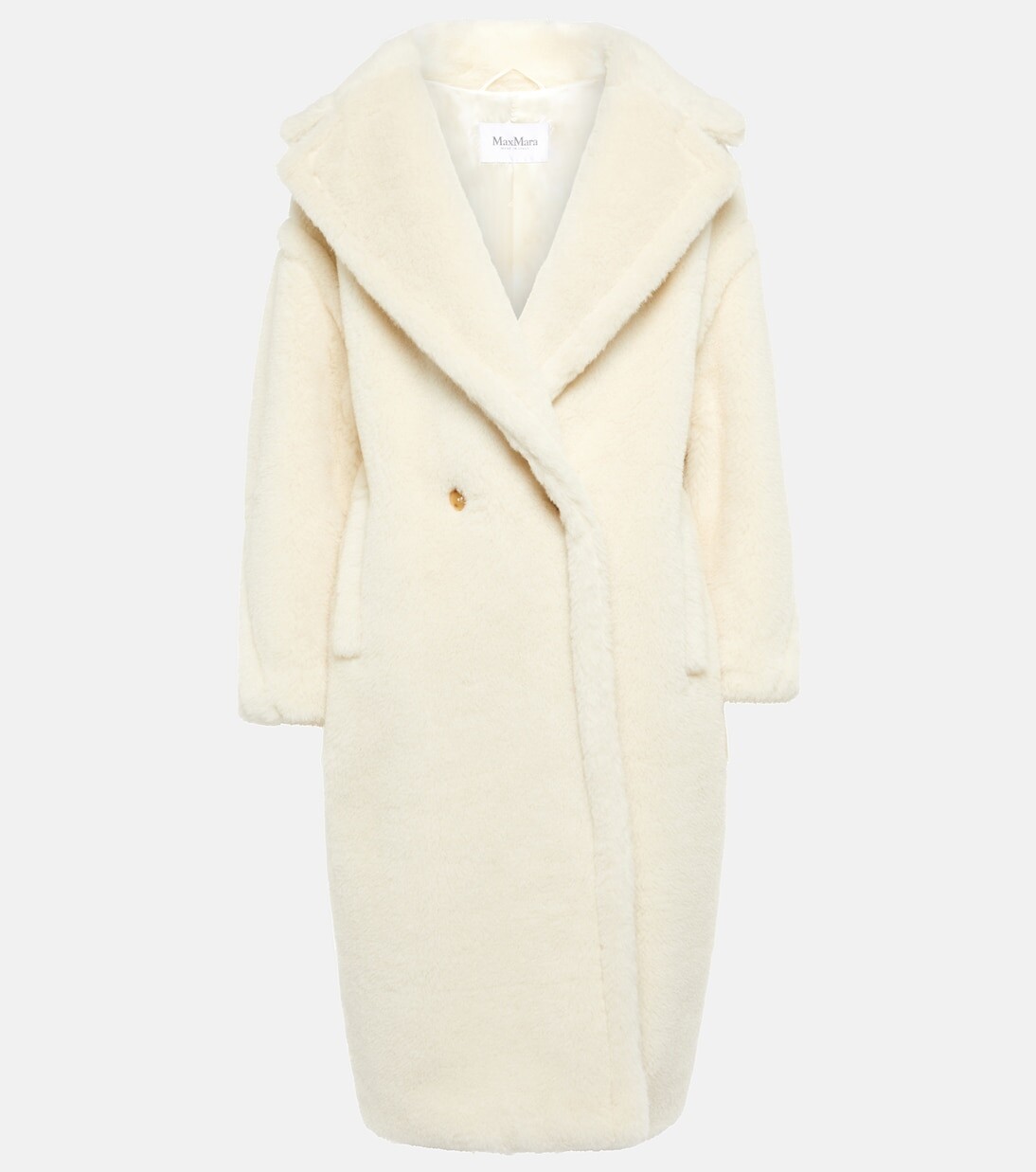 

Пальто tedgirl из шерсти альпаки Max Mara, белый