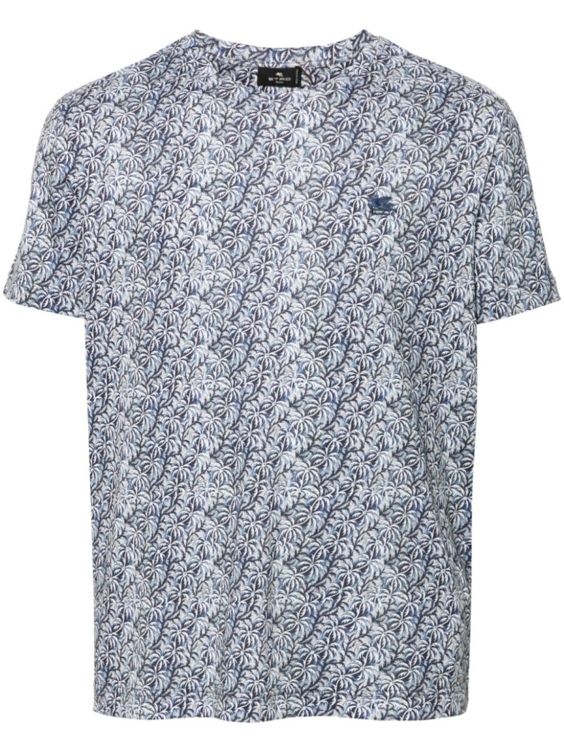 

ETRO футболка с логотипом Pegaso, синий