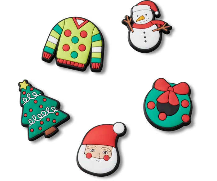 

Джиббитсы Tis the Season 5 Pack Crocs