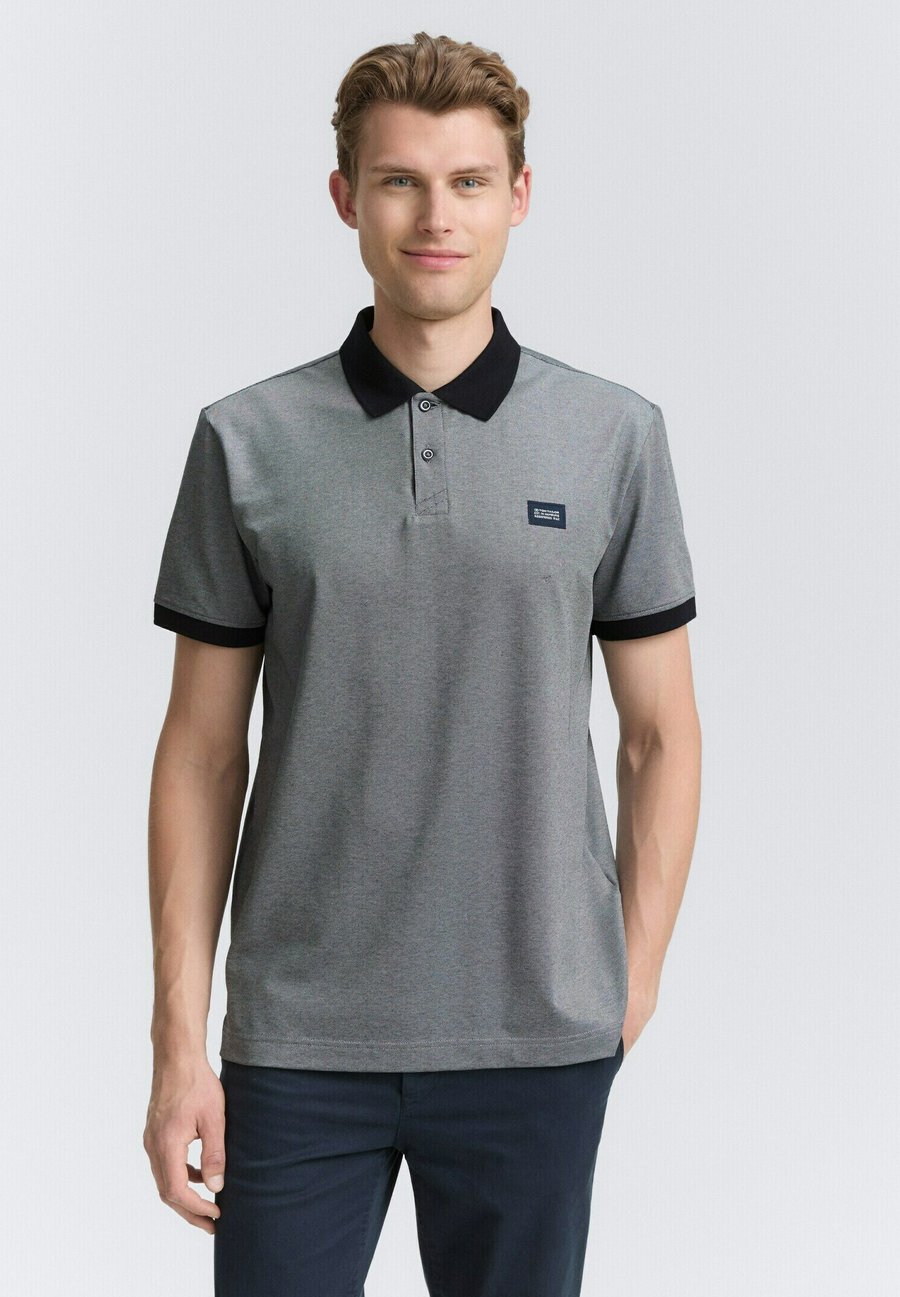 

Поло TOM TAILOR Polo shirt, Navy Two Tone Pique/Mottled Blue, Синий, Поло TOM TAILOR Polo shirt, Navy Two Tone Pique/Mottled Blue