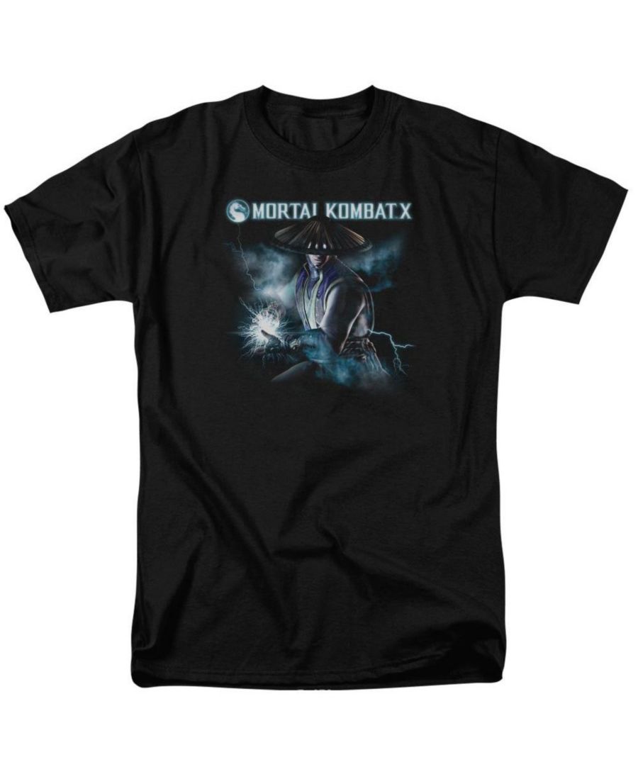 

Футболка с коротким рукавом Raiden для взрослых больших размеров Mortal Kombat X, Black, Черный, Футболка с коротким рукавом Raiden для взрослых больших размеров Mortal Kombat X, Black