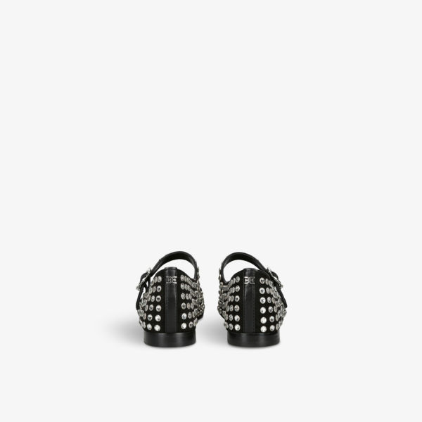 Балетки Sam Edelman Michaela с отделкой стразами, черный — фото 4