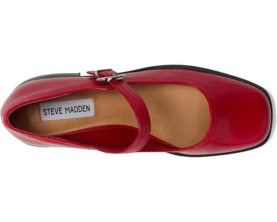 Туфли на плоской подошве Steve Madden Delancy, цвет Red Leather — фото 2