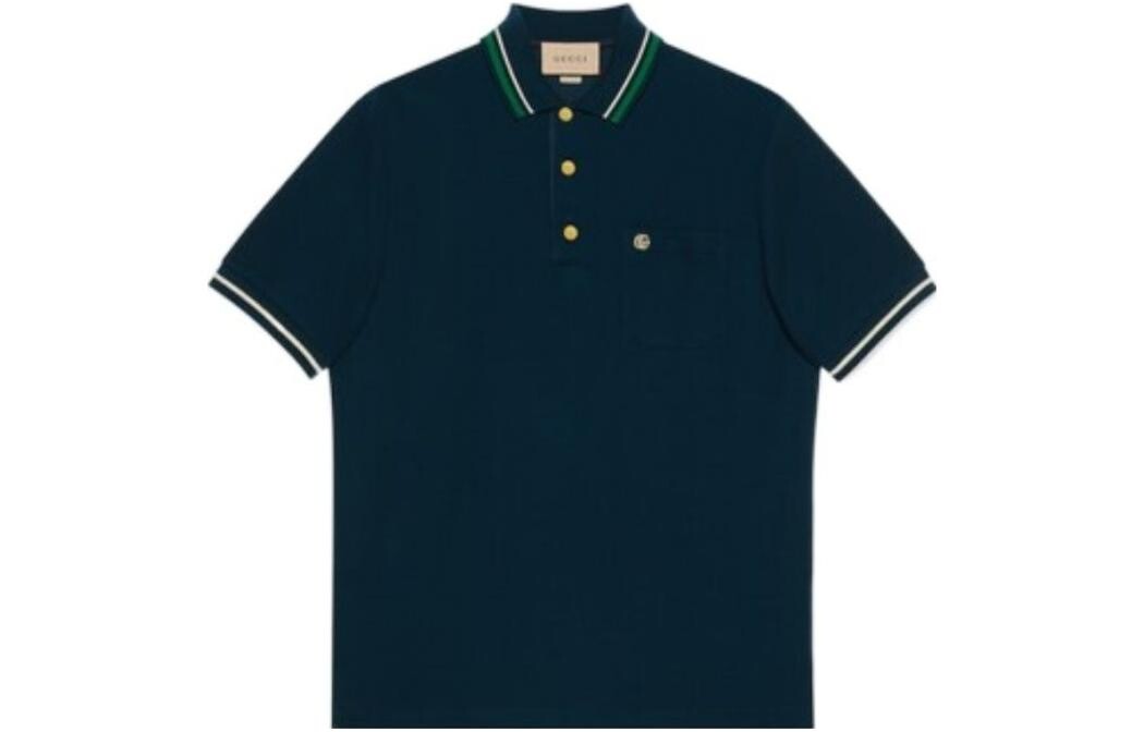 

Рубашка поло мужская Lake Blue Gucci, цвет Lake Blue, Синий, Рубашка поло мужская Lake Blue Gucci, цвет Lake Blue