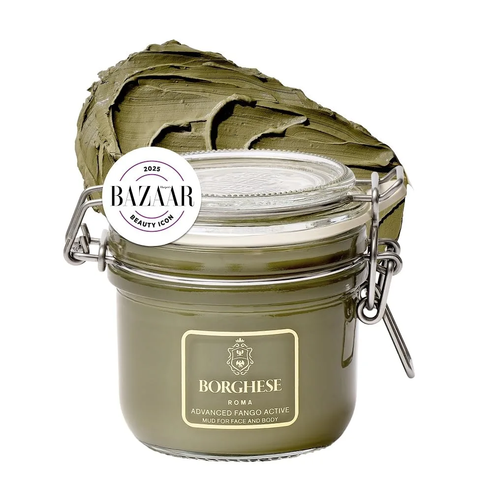 Маска для лица Borghese — Advanced Fango Active Mud Musk - Питательная и отшелушивающая с бентонитовой глиной и, 212.63 г