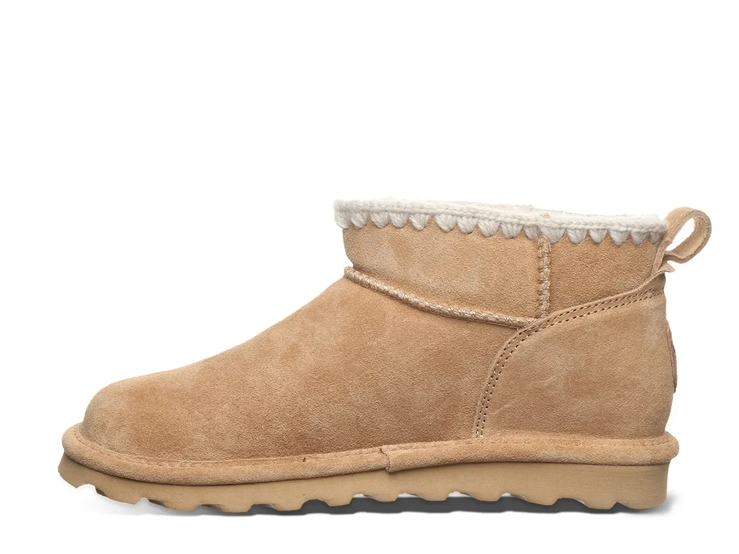 Ботиночки Bearpaw Shorty, вязаные крючком, цвет «кофе со льдом» — фото 3