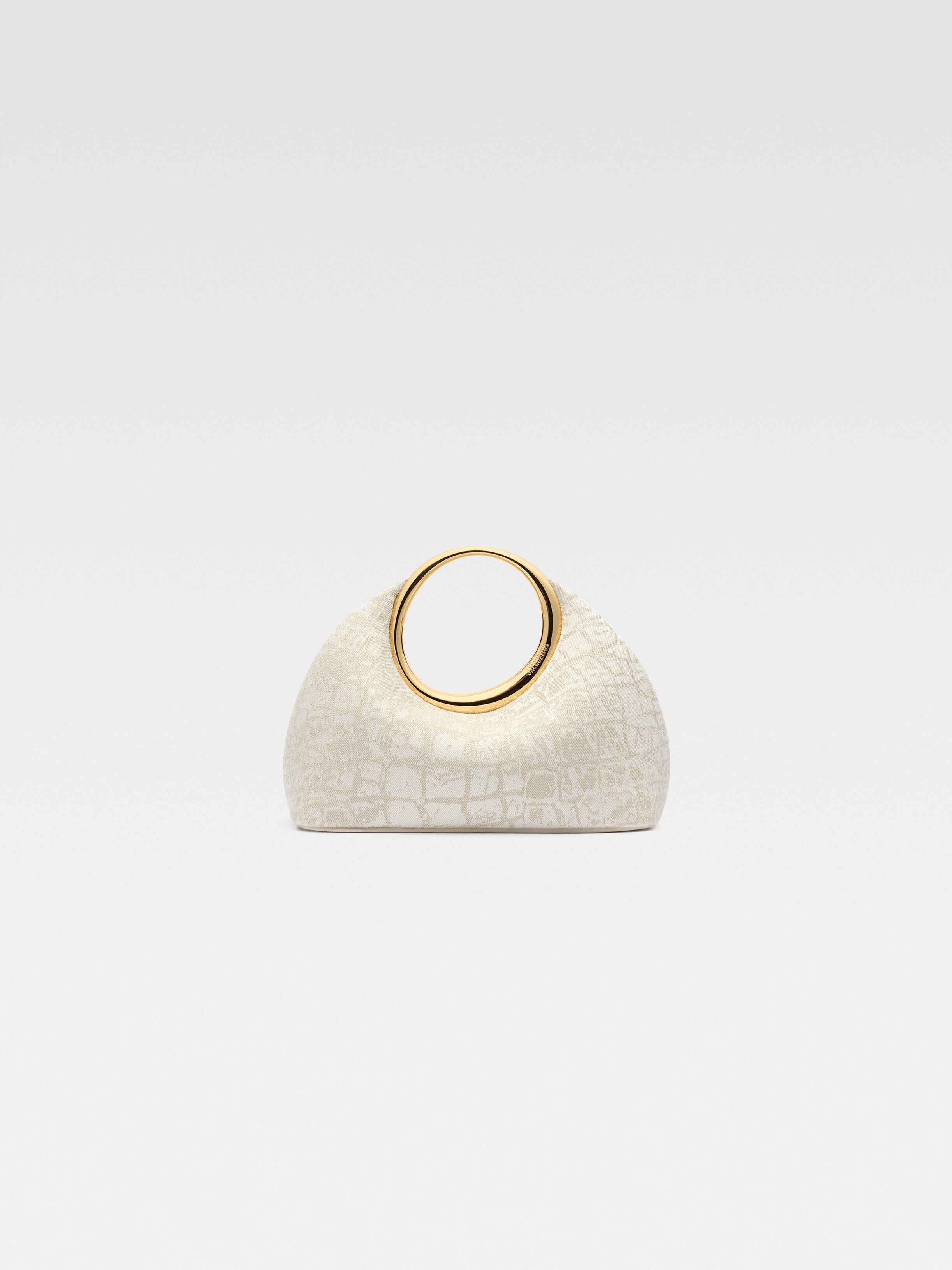 

Мини-сумочка с кольцом JACQUEMUS The small Calino, бежевый