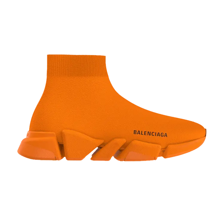 Кроссовки Balenciaga Wmns Speed 2.0 Sneaker Neon Orange, оранжевый