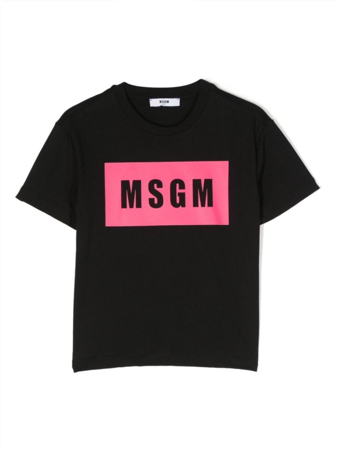 

MSGM Kids футболка с логотипом, черный