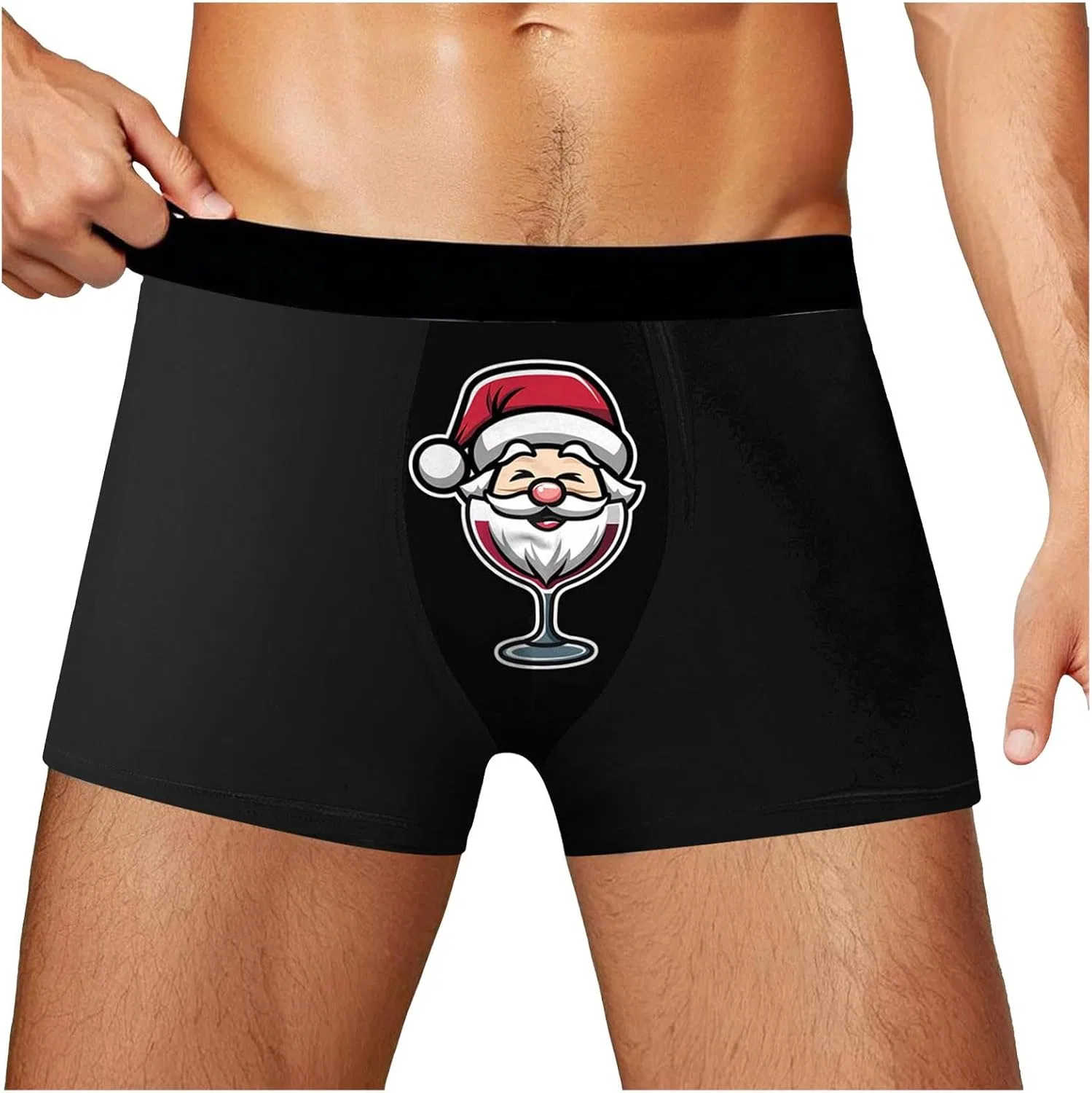 Боксеры принт Christmas, Black