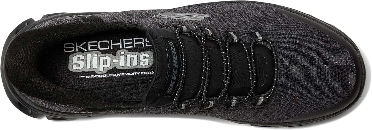 Мужские кроссовки Skechers Glide-Step Zefyr Hands Free Slip-in, Gray — фото 3