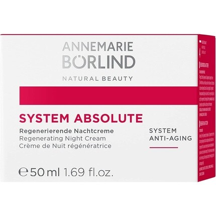 Крем для лица Annemarie BoRlind — System Absolute Regenerating Night Cream - активирует выработку коллагена и эластина, 50 мл — фото 2