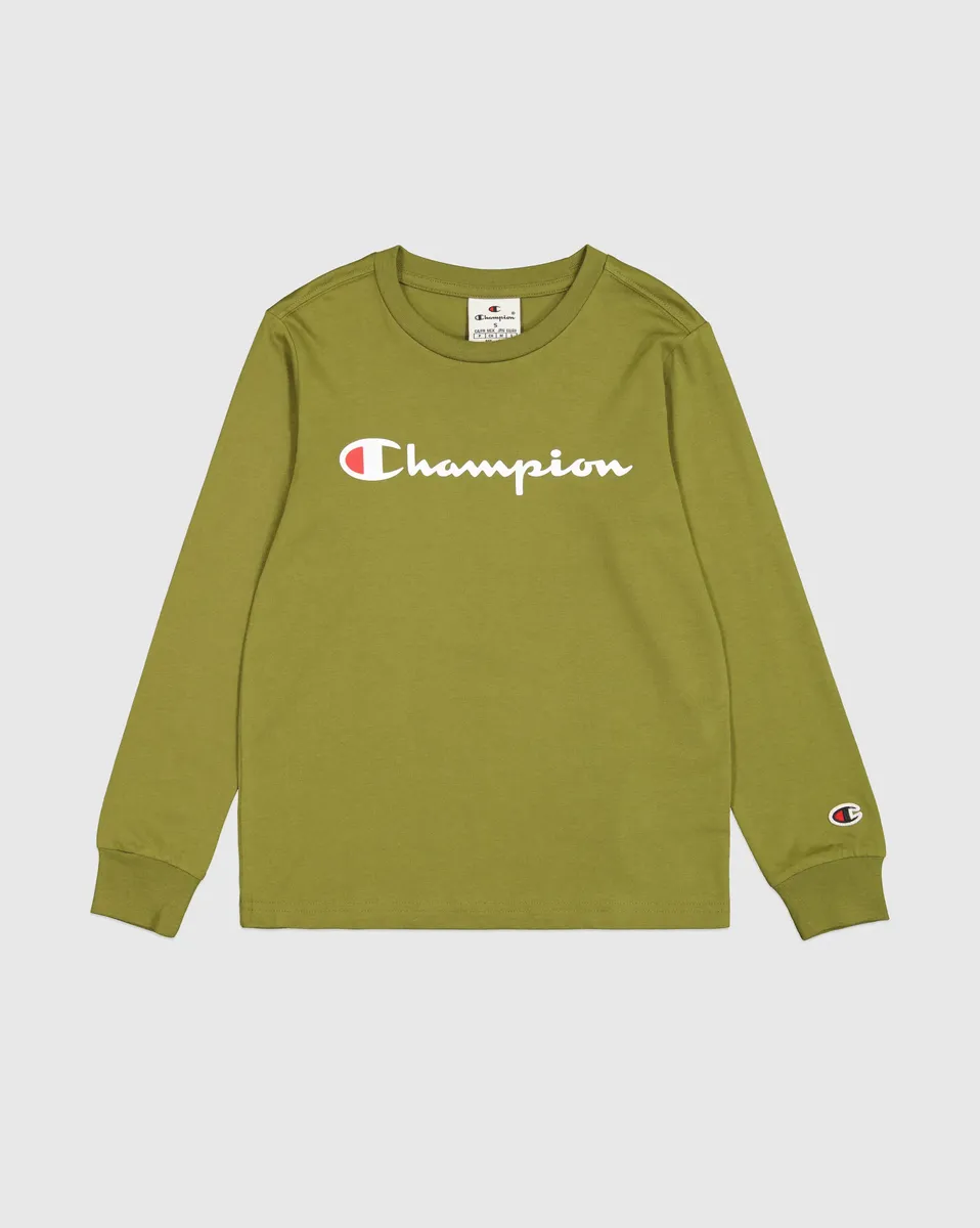 

Рубашка Champion с длинными рукавами "Long Sleeve T-Shirt", цвет Gnum