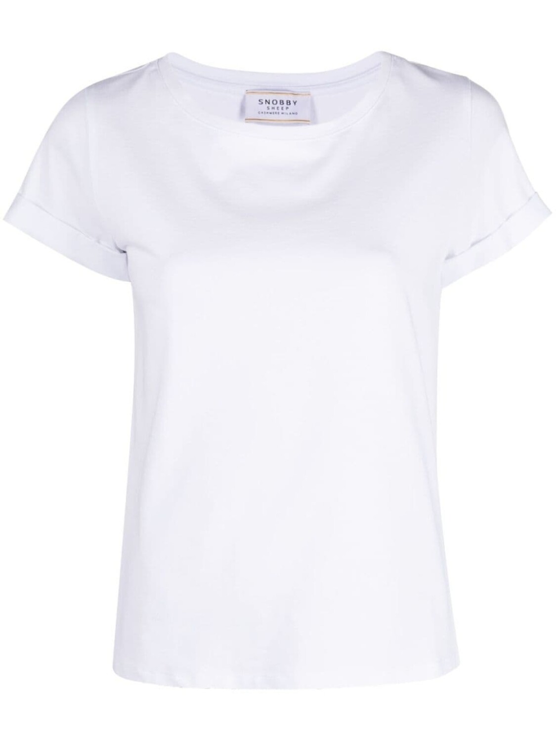 

Wild Cashmere футболка с подвернутыми рукавами, белый