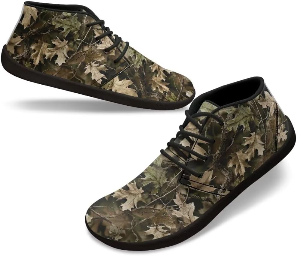 

Кроссовки для мужчин и женщин с широким носком, легкие, босоножечного типа, с удобной подкладкой, для ходьбы и бега Fuialdolg, Withered Leaves