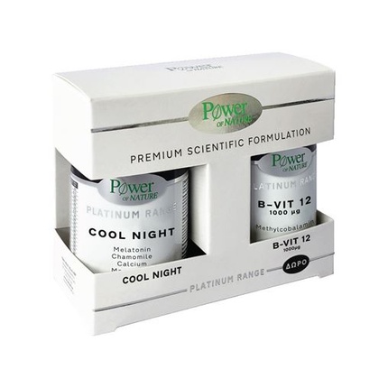 

Капсулы Of Nature Platinum Range Cool Night и витамин B-12 1000 мкг Power