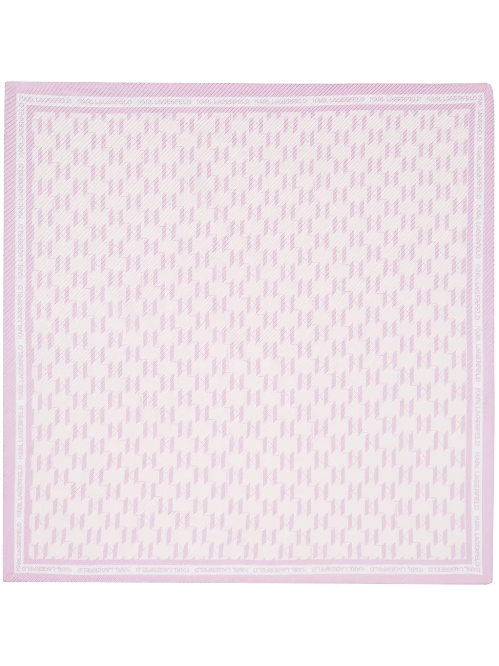 

Плиссированный шарф K/Monogram KARL LAGERFELD, розовый