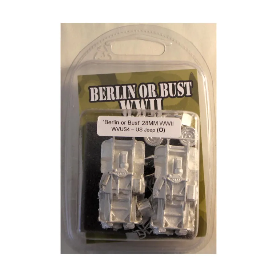 

Американский джип, Berlin or Bust WWII Miniatures - USA 1944 - Tanks & Vehicles