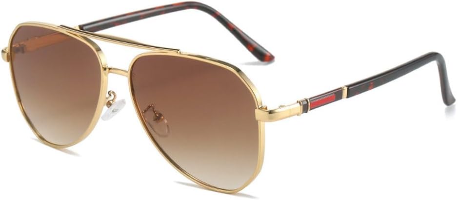 

Модные классические солнцезащитные очки для мужчин и женщин в стиле ретро, ​​большого размера, с металлическим градиентом цвета и защитой от УФ-излучения HVTVTLA, C4doubletea