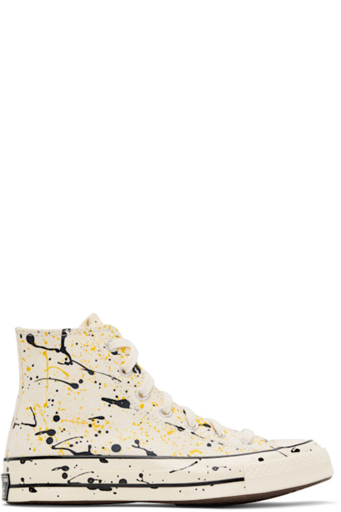 

Высокие кеды Chuck 70 с брызгами краски Off-White Converse
