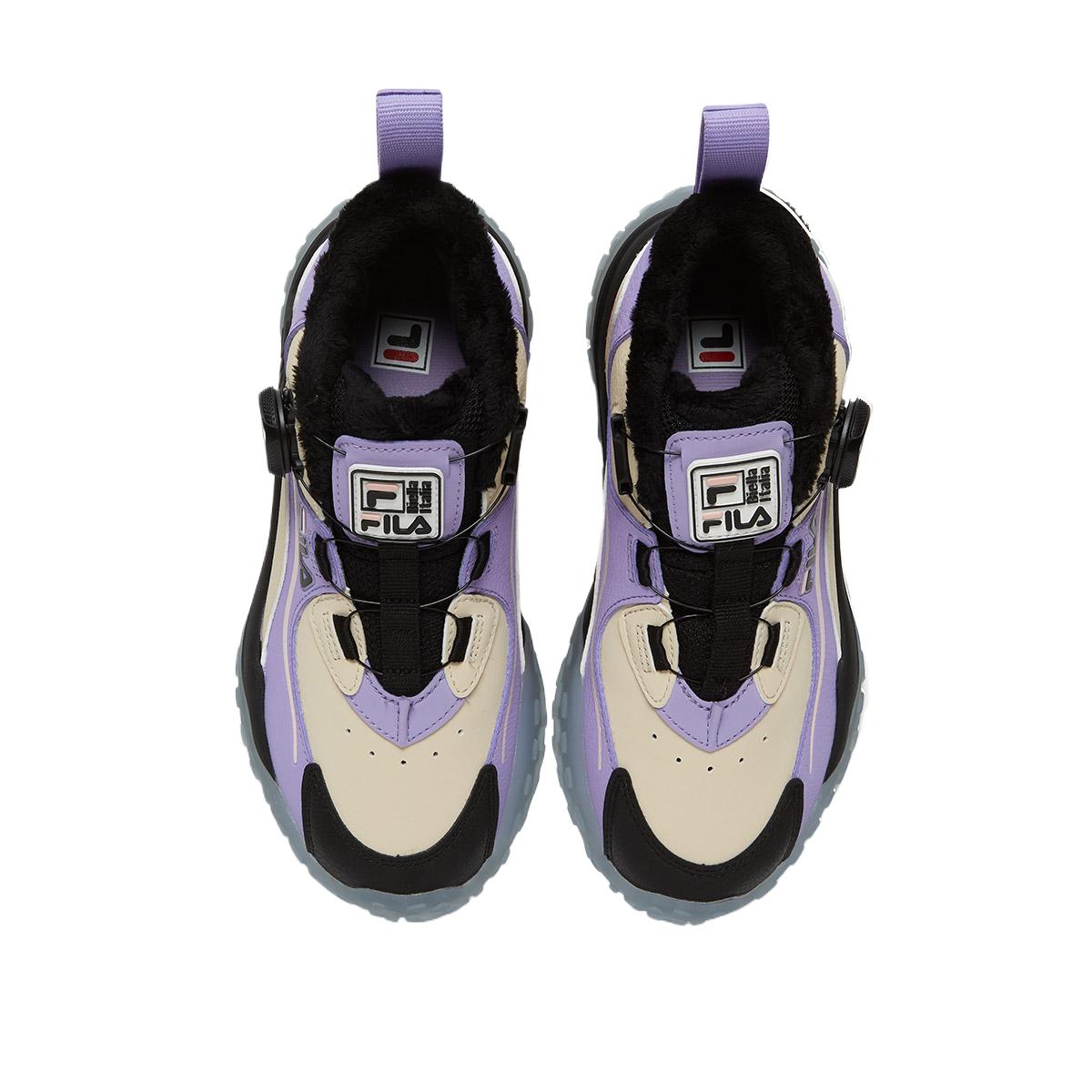 FILA KIDS BOA Thermal High top детские повседневные кроссовки FILA белый/лавандовый — фото 4