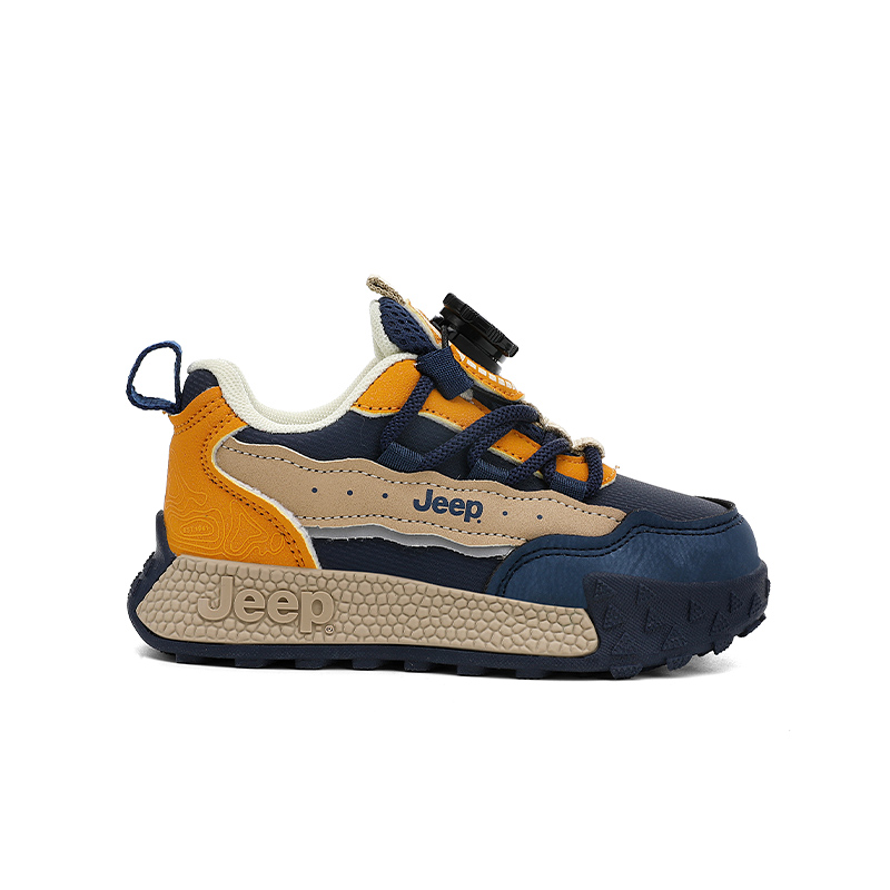 Jeep Кроссовки Running Collection Low top для детей, темно-синие с оранжевым — фото 3