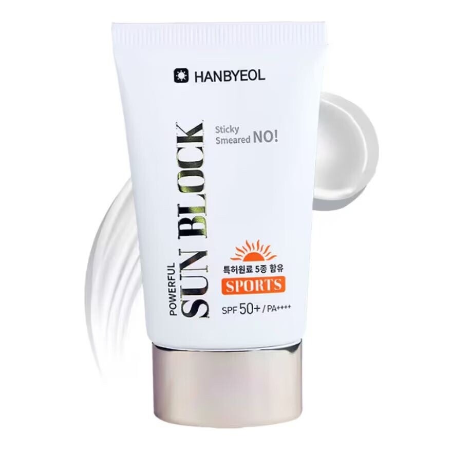 

Hanbyeol Мощный солнцезащитный крем SPF50+ PA++++ 50 мл, White