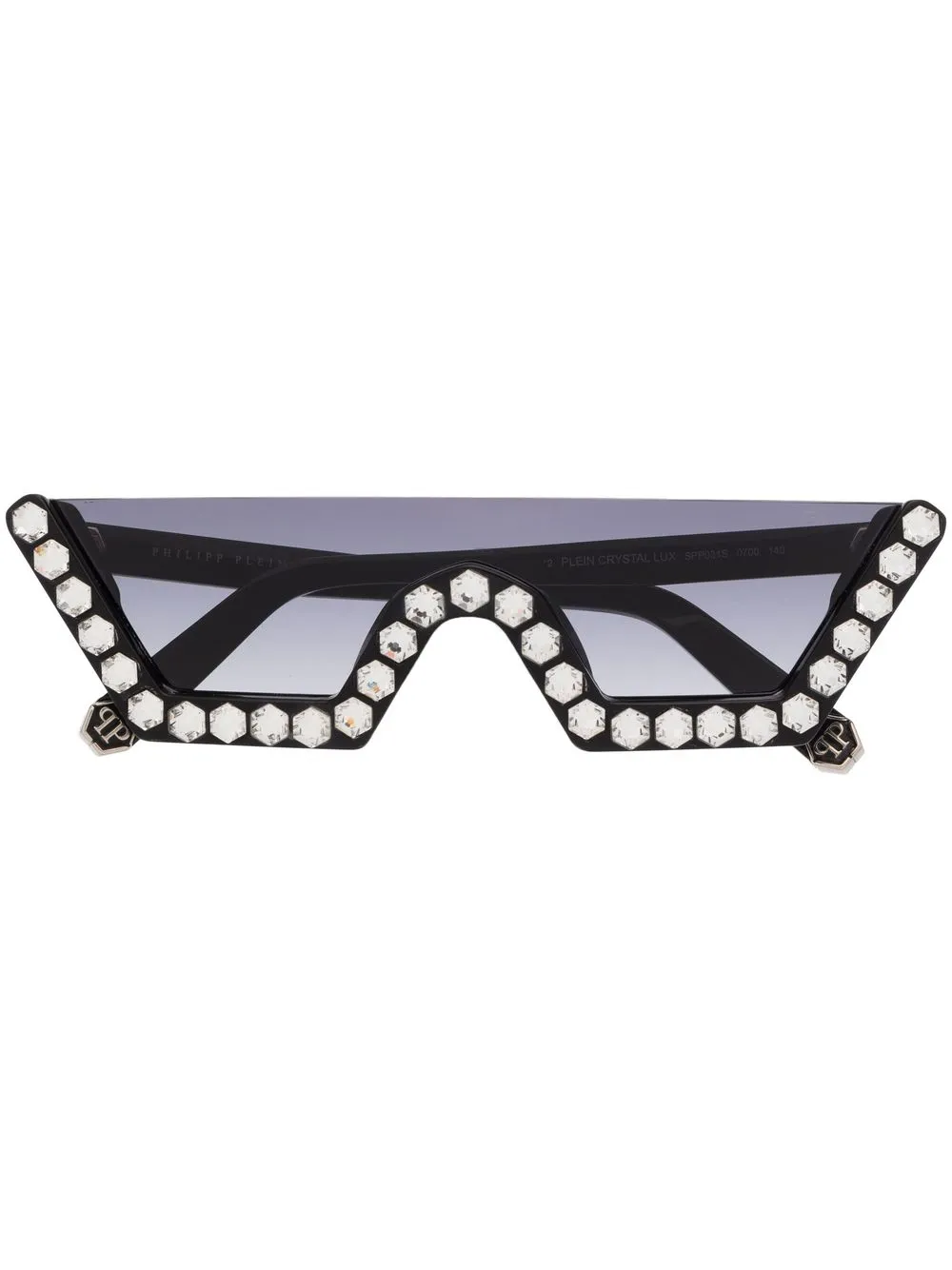 

Солнцезащитные очки Plein Crystal Lux Philipp Plein, черный