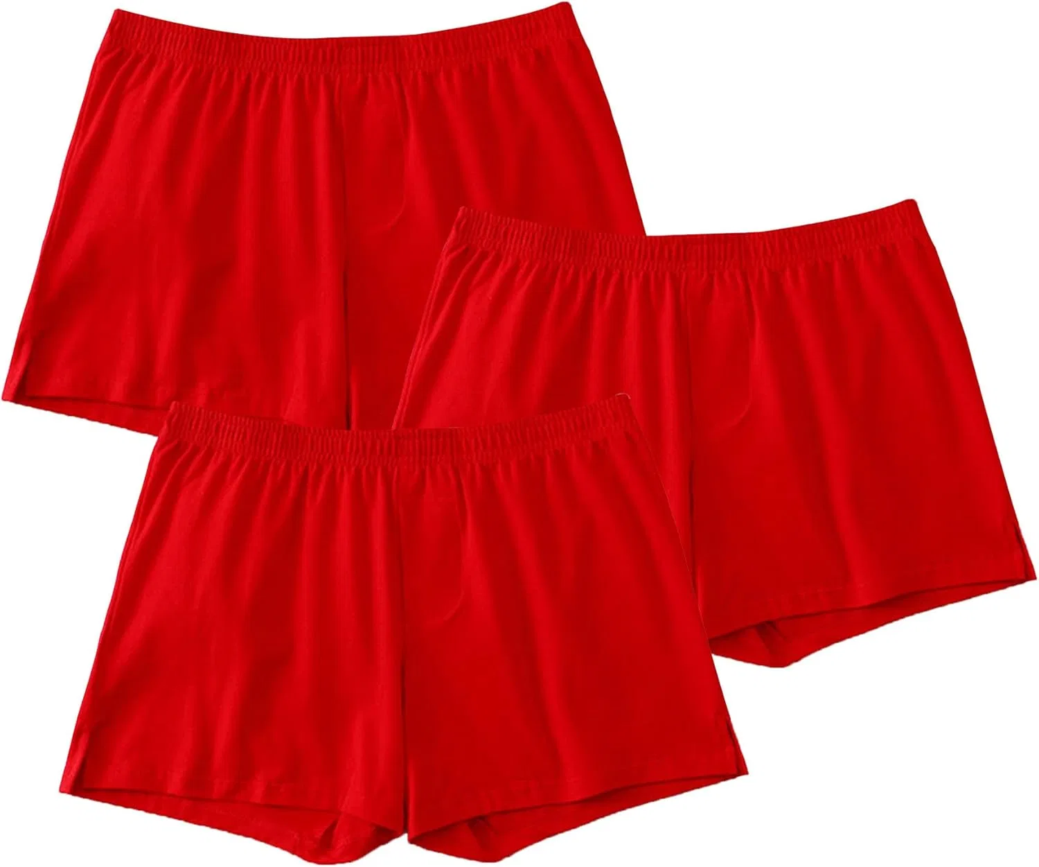 Боксеры хлопковые Solid Arrow, Red 3pc