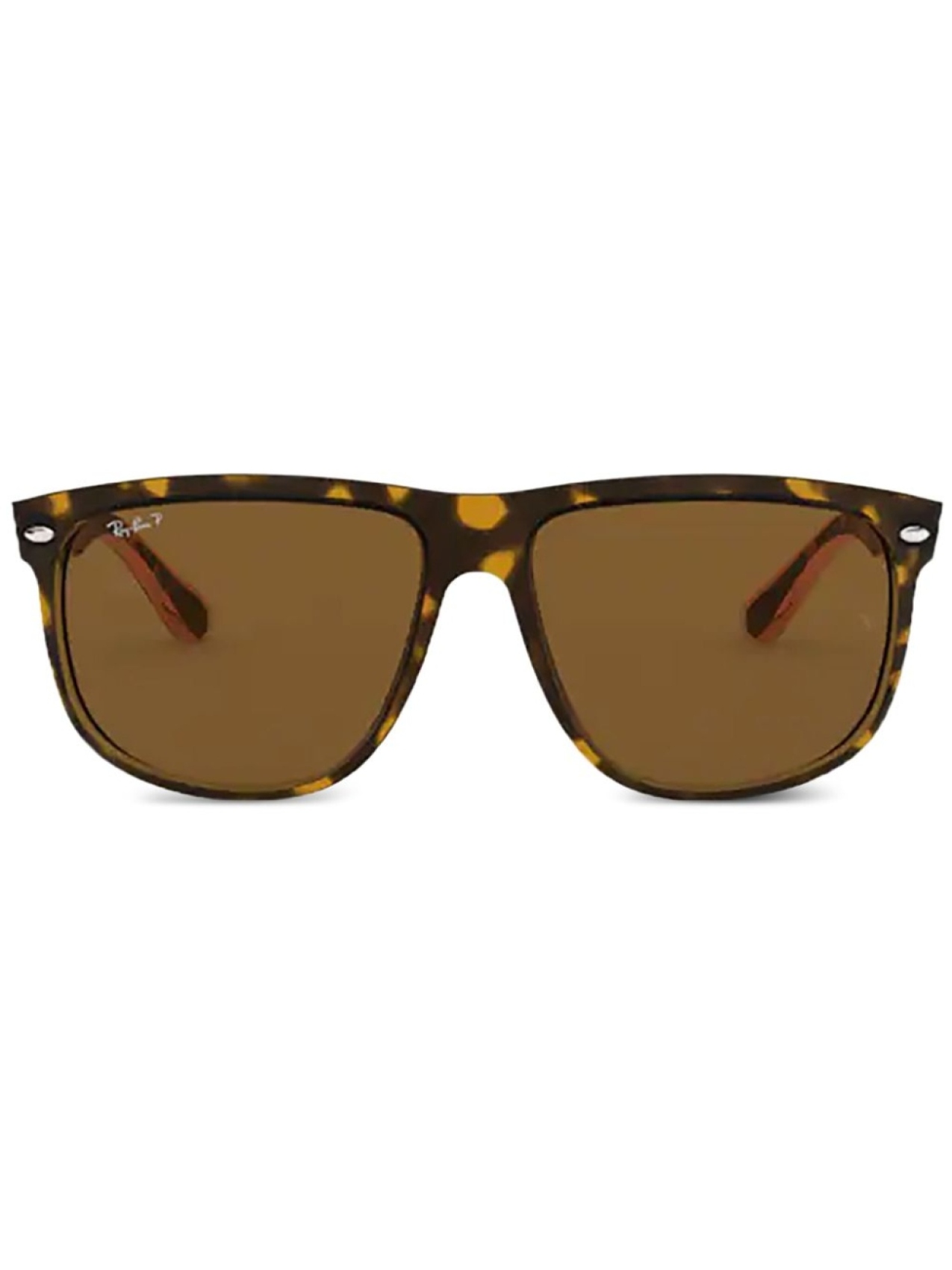 

Ray-Ban солнцезащитные очки в квадратной оправе, коричневый