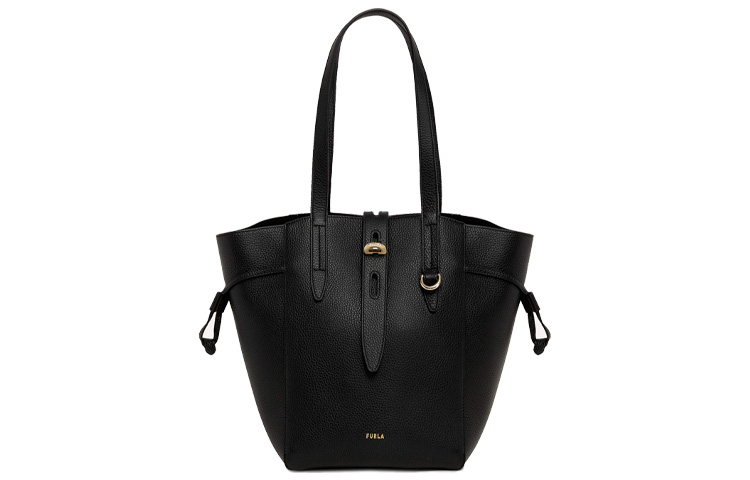 

Furla Сумка среднего размера из телячьей кожи черная женская