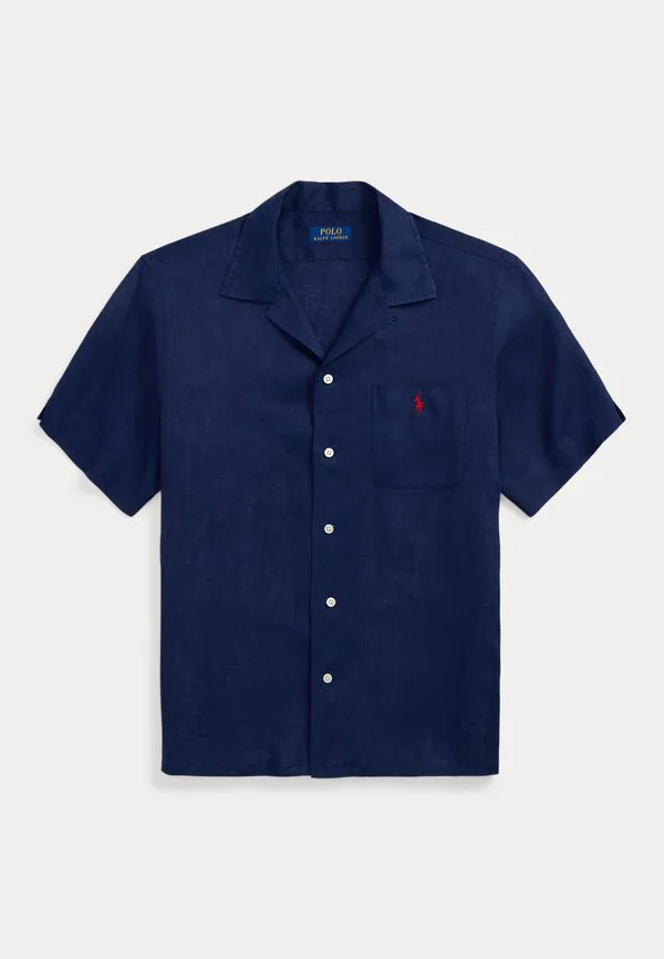 Классическая льняная рубашка для кемпинга Polo Ralph Lauren, Newport Navy — фото 4