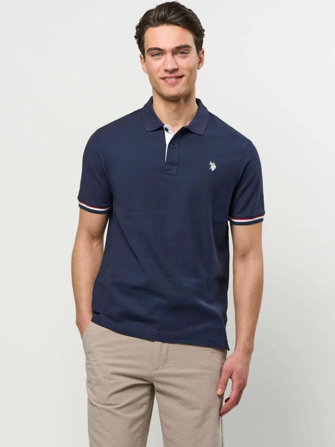 Рубашка на пуговицах стандартного кроя ' UMMeo ' U.S. Polo Assn., Sapphire — фото 3