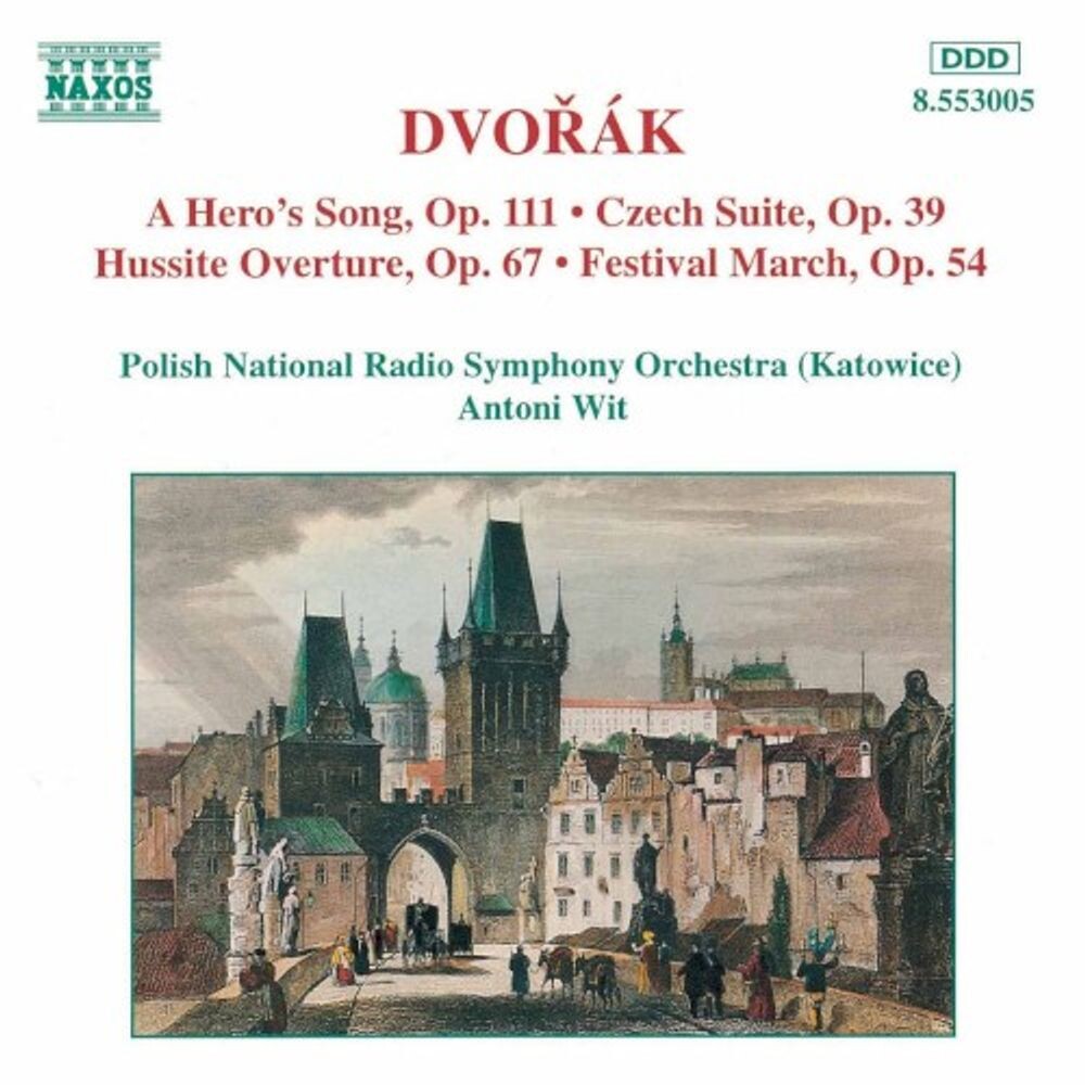 

Диск CD A Hero's Song, Op. 111 • Czech Suite, Op. 39 • Hussite Overture, Op. 67 • Festival March, Op. 54 - Antonin Dvorák