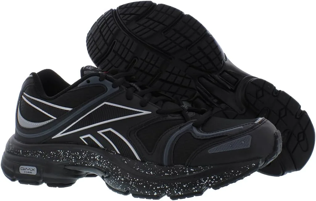 Кроссовки Reebok для взрослых, унисекс, модель RBK Premier Road Plus, черный/металлик/серый — фото 2