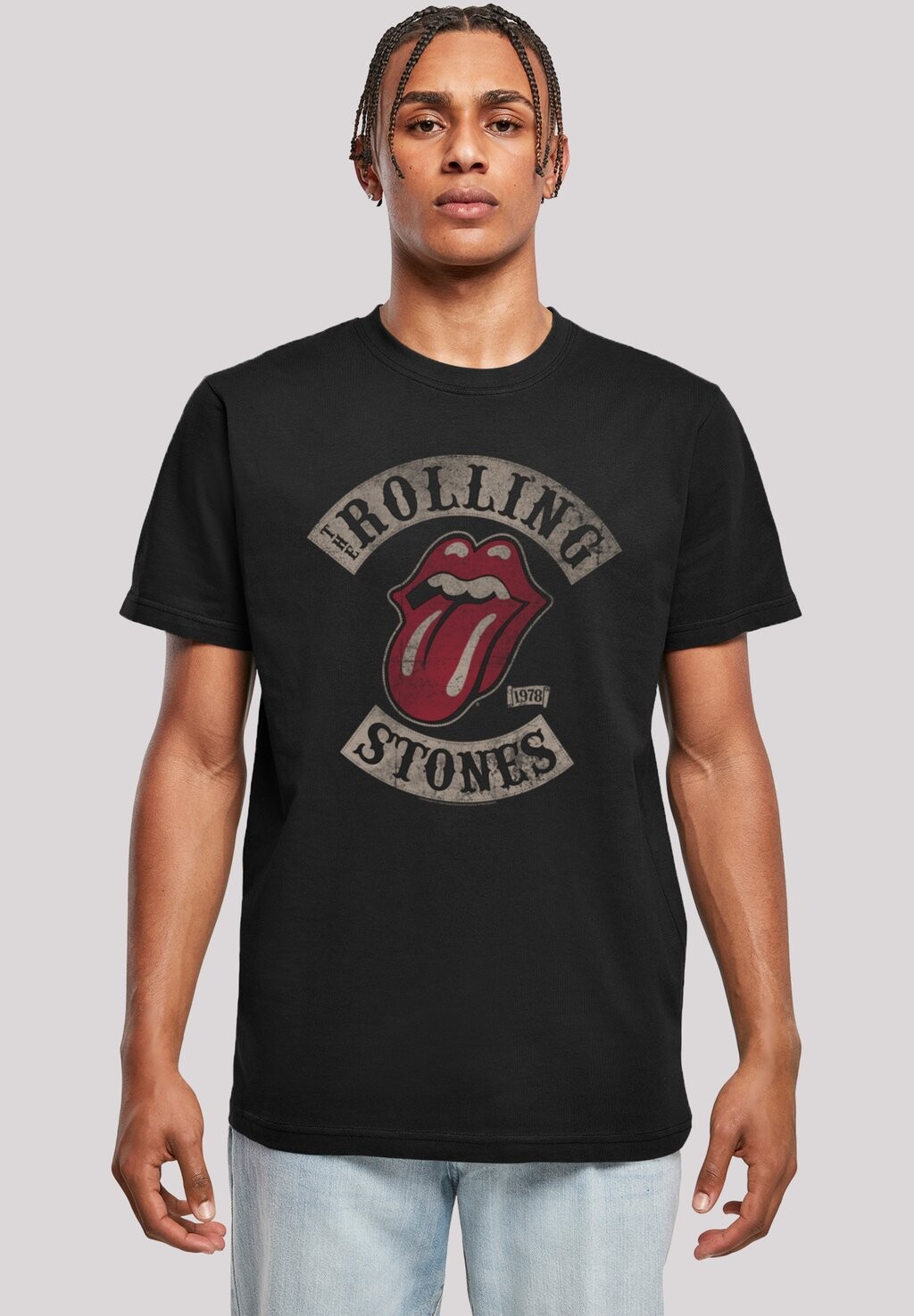 

Футболка с принтом THE ROLLING STONES ROCKBAND TOUR 78 F4NT4STIC, цвет black