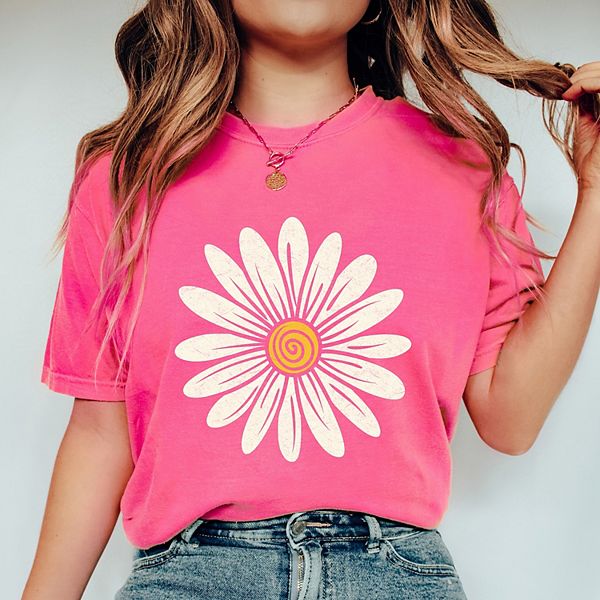 

Футболка белая с принтом в виде ромашки Simply Sage Market, Crunchberry, Белый, Футболка белая с принтом в виде ромашки Simply Sage Market, Crunchberry