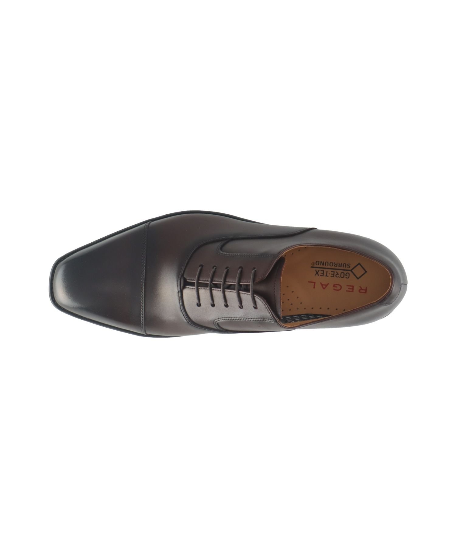 Туфли Regal 21BL Прямая рукоятка, мембрана GORE-TEX SURROUND, темно-коричневый цвет. Regal, Dark brown — фото 2
