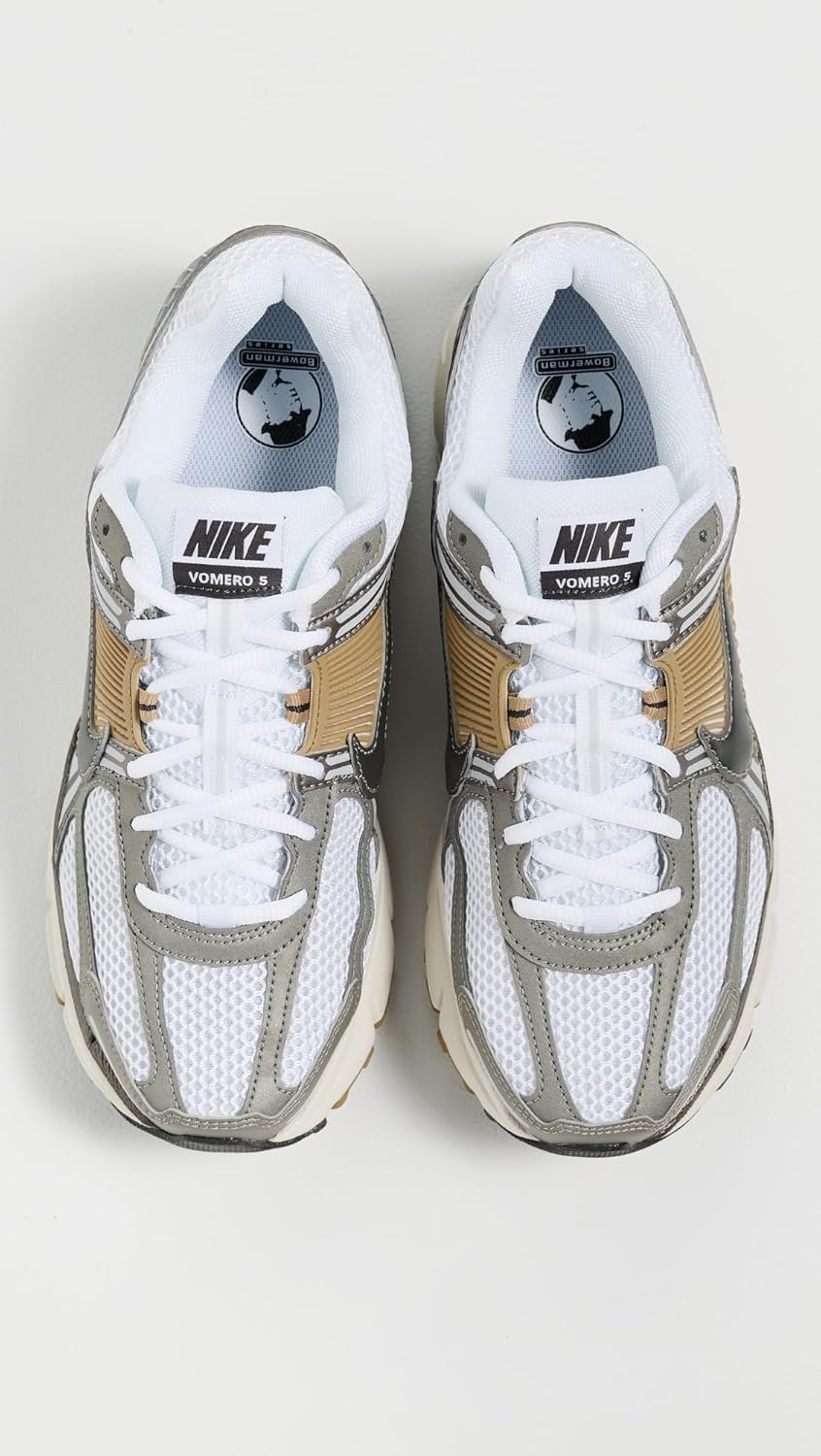 Кроссовки для гимнастики Nike мужские, 6, Metallic Pewter/Parachute Beige/White/Medium Ash — фото 4