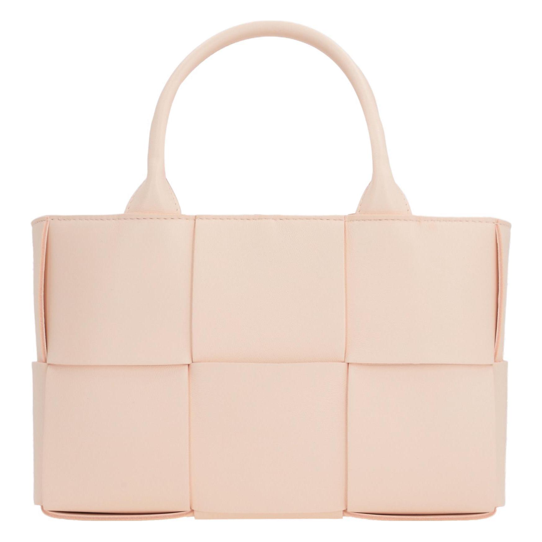 

Bottega Veneta Сумка-шоппер из овчины, мини-сумка через плечо, кроссбоди, женская розовая