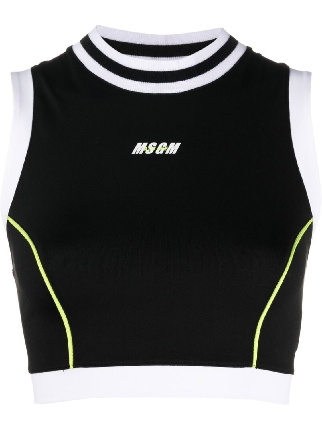 

MSGM спортивный бюстгальтер Active с логотипом, черный