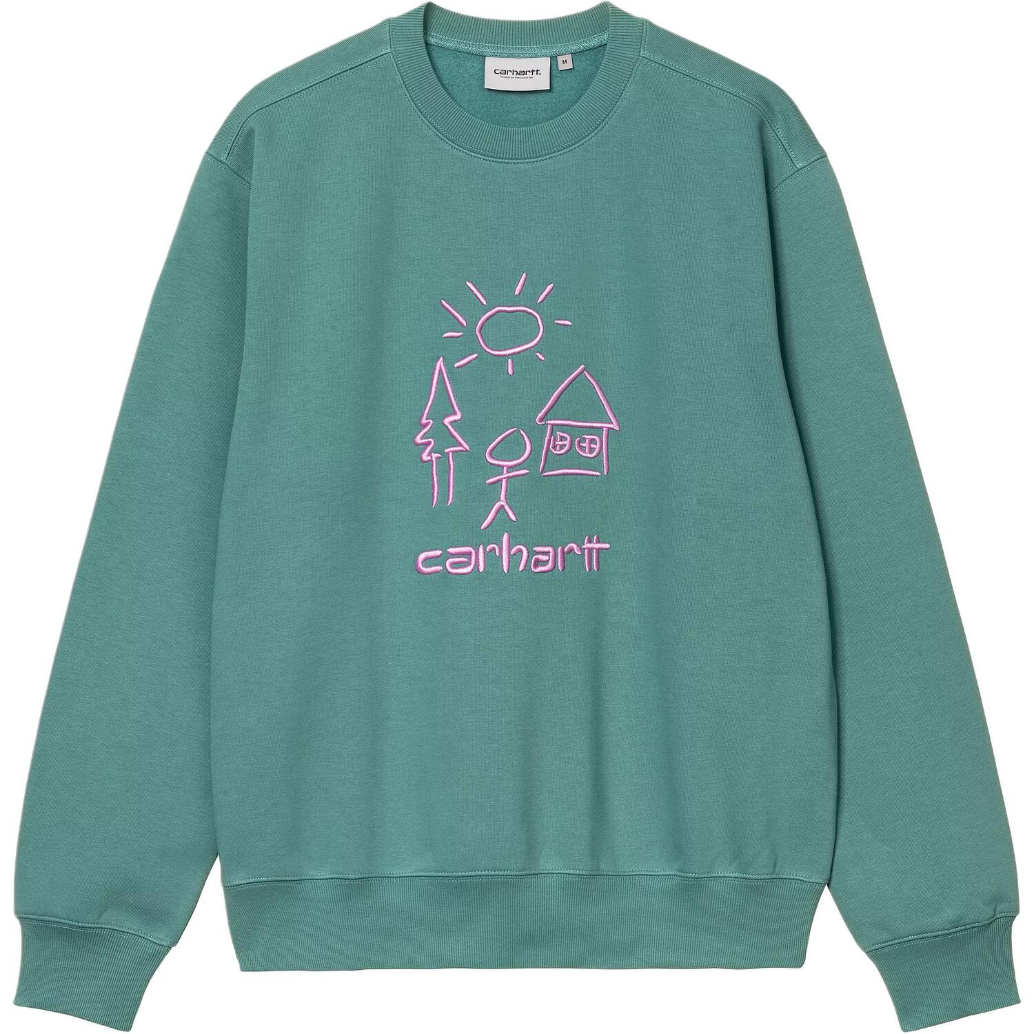 

Толстовка SS25 Masterpiece мужская Carhartt WIP, зеленый