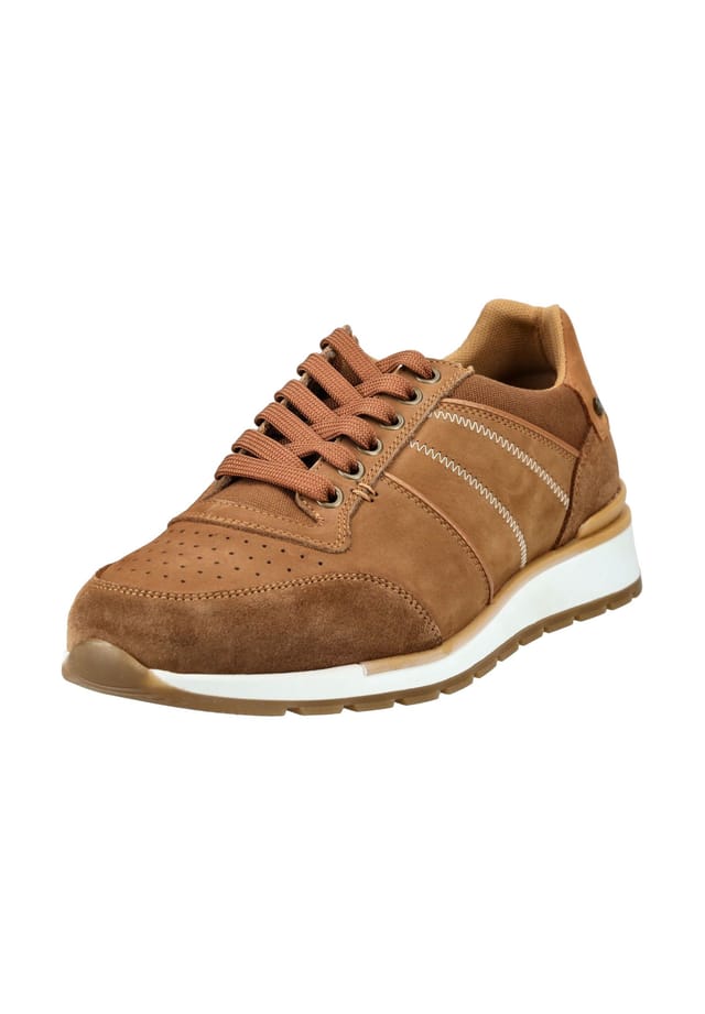 

Кроссовки из кожи/текстиля Bullboxer, цвет cognac
