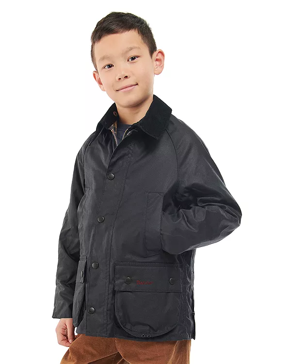 Детская вощеная куртка Bedale - для малышей, для взрослых. Barbour, синий — фото 2