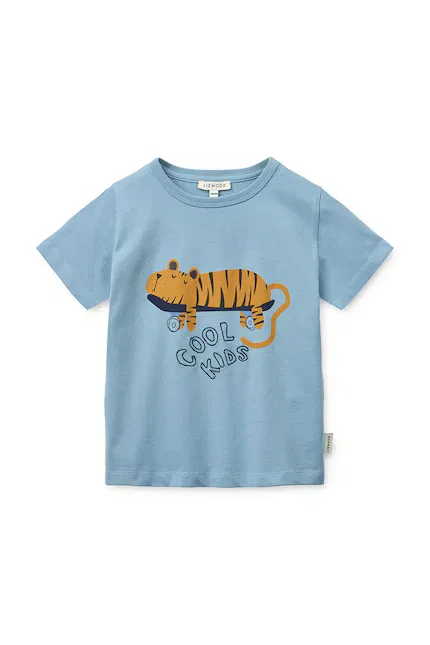 Футболка с принтом Apia Shortsleeve Liewood, синий